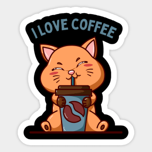 But Coffee First Sleepy cat I need coffee addict This Girl Runs On Caffeine And Sarcasm Sticker